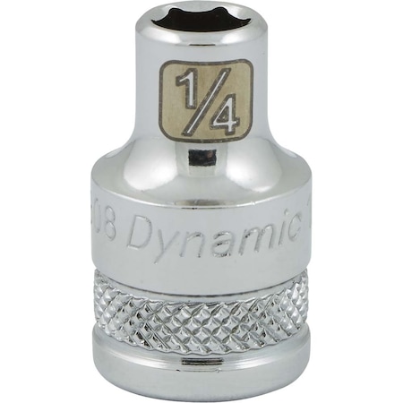 Dynamic 3/8" Drive, 1/4" SAE Socket, 6 Points D008308